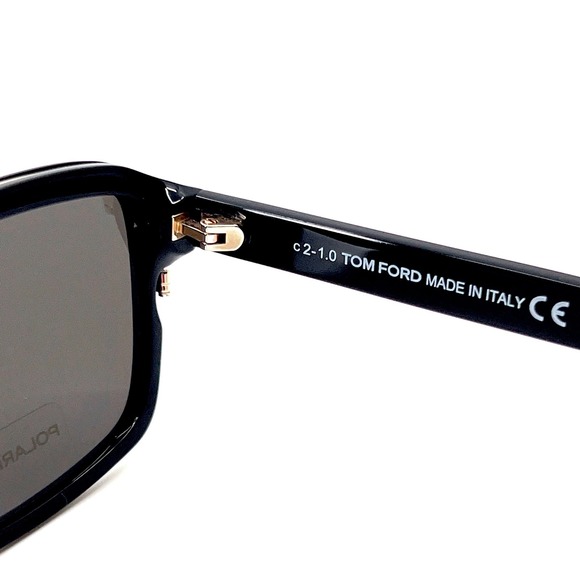 NEW!!! TOM FORD Anders Sunglasses TF780 01D Polarized Authentic - Picture 9 of 11